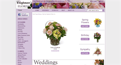 Desktop Screenshot of chapmansflowershop.com