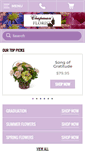 Mobile Screenshot of chapmansflowershop.com